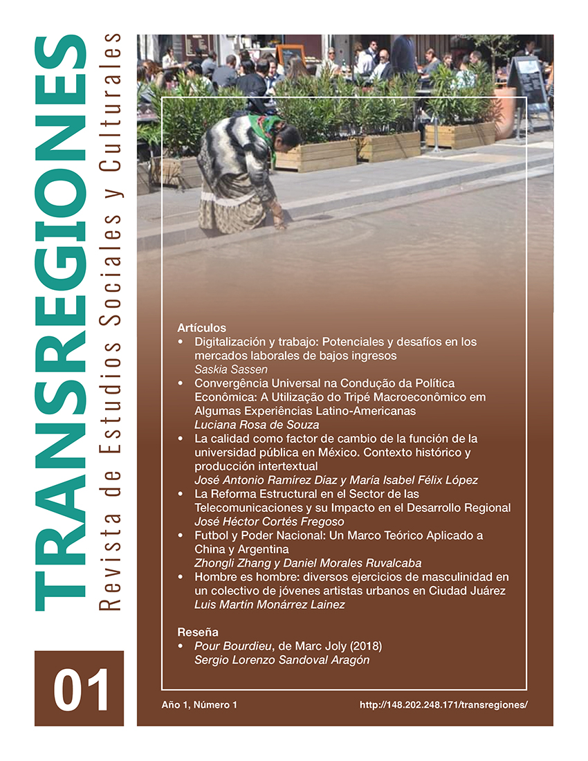 Revista Transregiones - Año 1 - Número 1 - Enero-Junio 2019